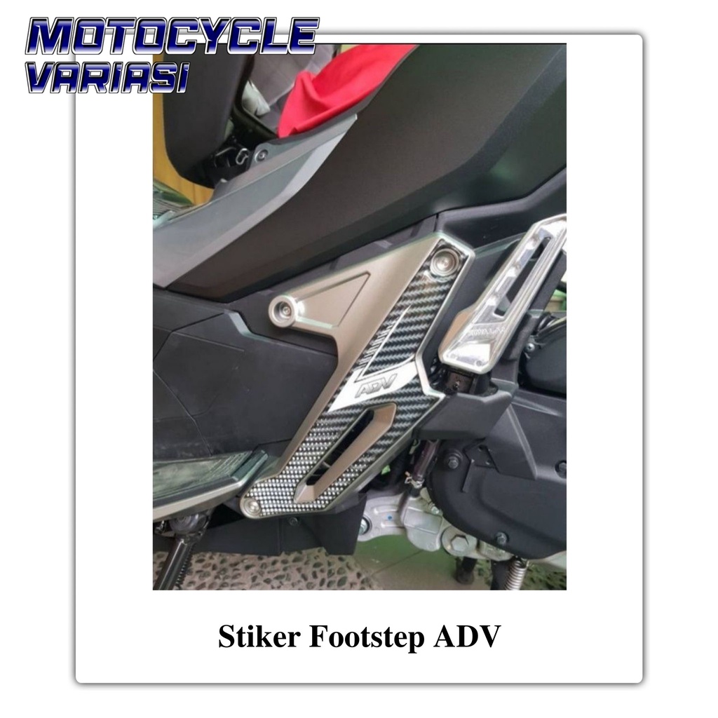 stiker Footstep Honda ADV 150 carbon resin premium