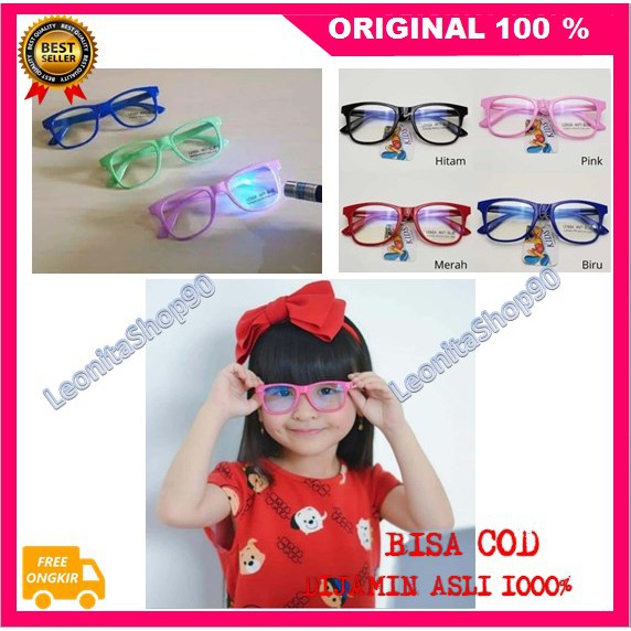 [BISA COD] Kacamata Anti Radiasi Untuk Anak Anak 100% ASLI