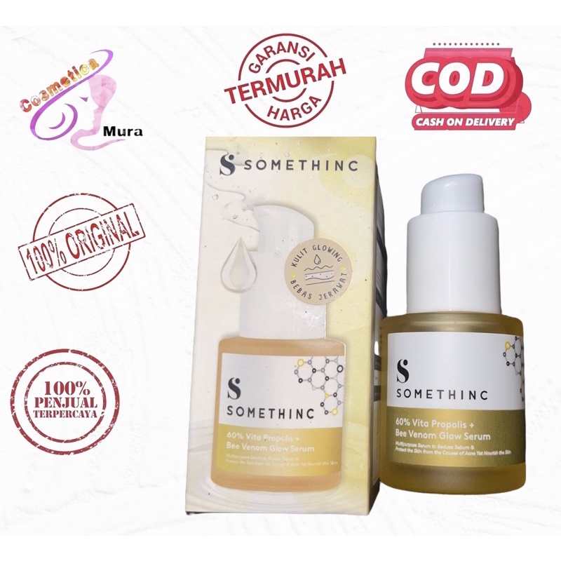 [ serum jerawat ] SOMETHINC 60% Vita Propolis + Bee Venom Glow Serum