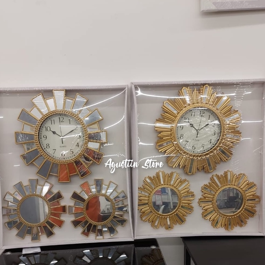 Jam Dinding Dekorasi 3pcs/Hiasan Dinding Informa