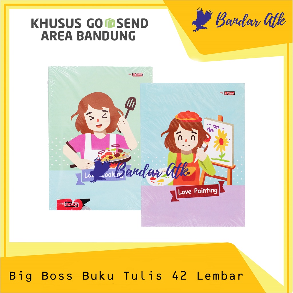 

KHUSUS GOSEND BUKU TULIS CAMPUS BIG BOSS 42 LBR BOXY [PACK 6 PCS]