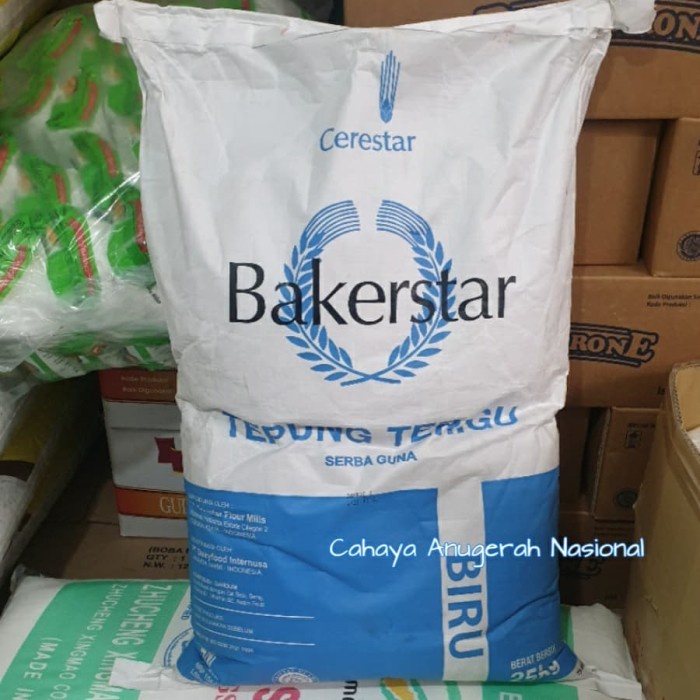 

cs777vv Tepung Terigu Bakerstar Biru 1 Kg Repack Da01D100