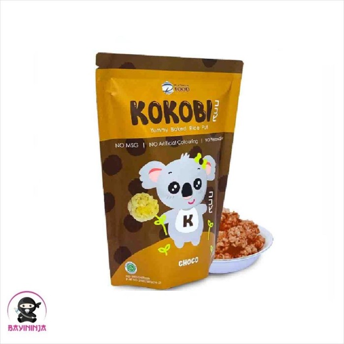 

KOKOBI Yummy Baked Rice Puff Choco 80 g T-Ninjabayi 01