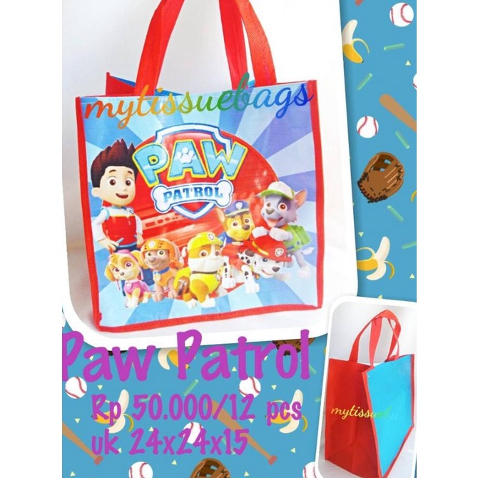 

Best Product!!! Souvenir Ulang Tahun/Tas Ultah Paw Patrol - Paling Dicari