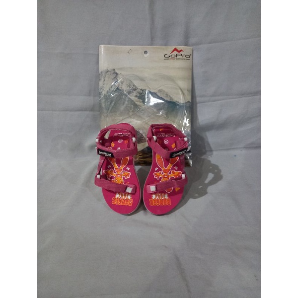 Sandal gunung anak perempuan nyala/led GOPRO KIMBERLY LM PINK