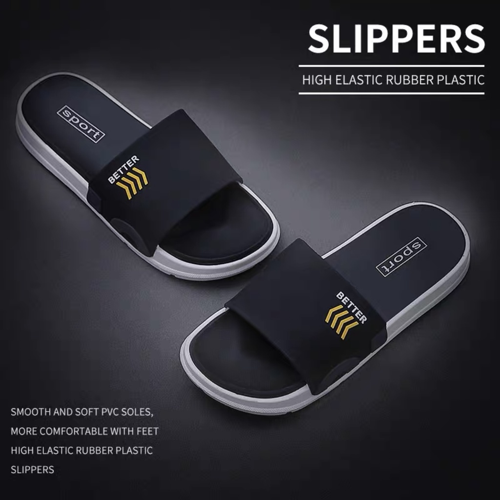 Sandal / Sendal Unisex Pria Wanita Premium Terbaru Better Fusionn PVC sandal flat sandal slop sandal