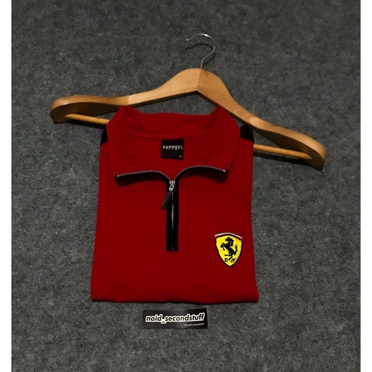 POLO SHIRT KAOS KERAH FERRARI SECOND