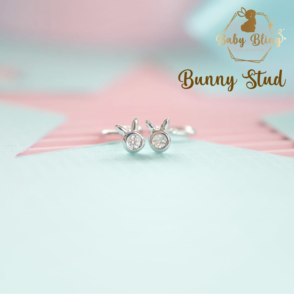 Anting Bayi &amp; Dewasa Baby Bling - Model Bunny Stud