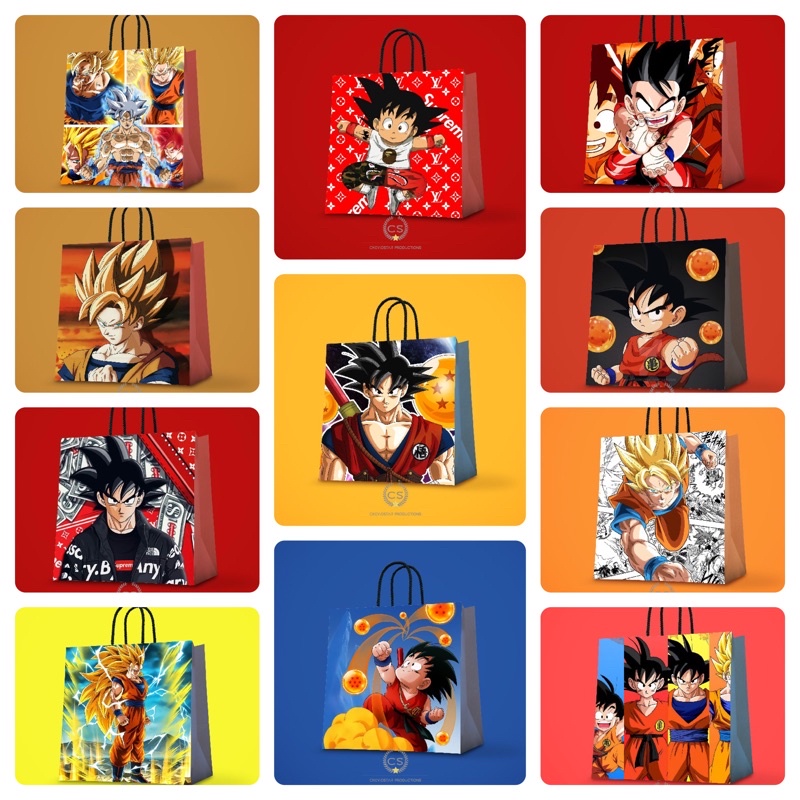 

paperbag dragonball/hampers anak/goodie bag/goku/gohan