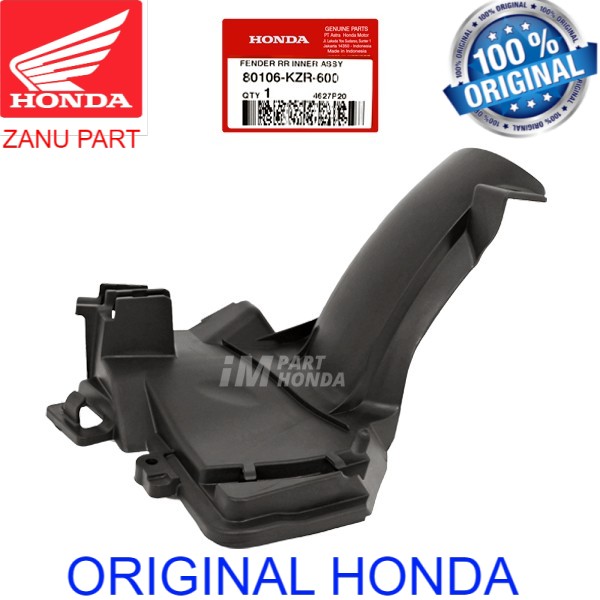 ORI 80106-KZR-600 Fender Inner Slebor Atas Ban Belakang Vario 125 Old Lama 2012 - 2014