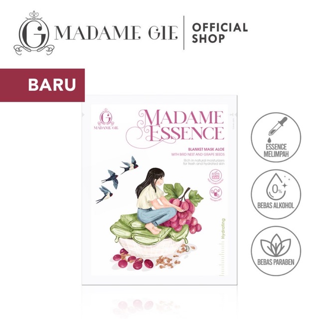 Madame Gie Madame Essence Blanket Mask Serum Sheet Mask