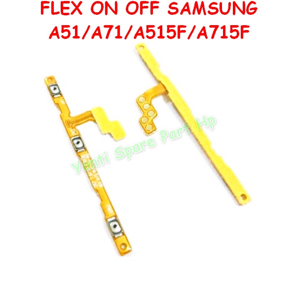 Flexible On Off Samsung A51 A71 A515 A715 Original New