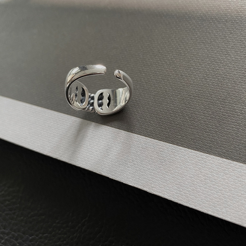 Cincin Model Kepang Gaya Korea Harajuku