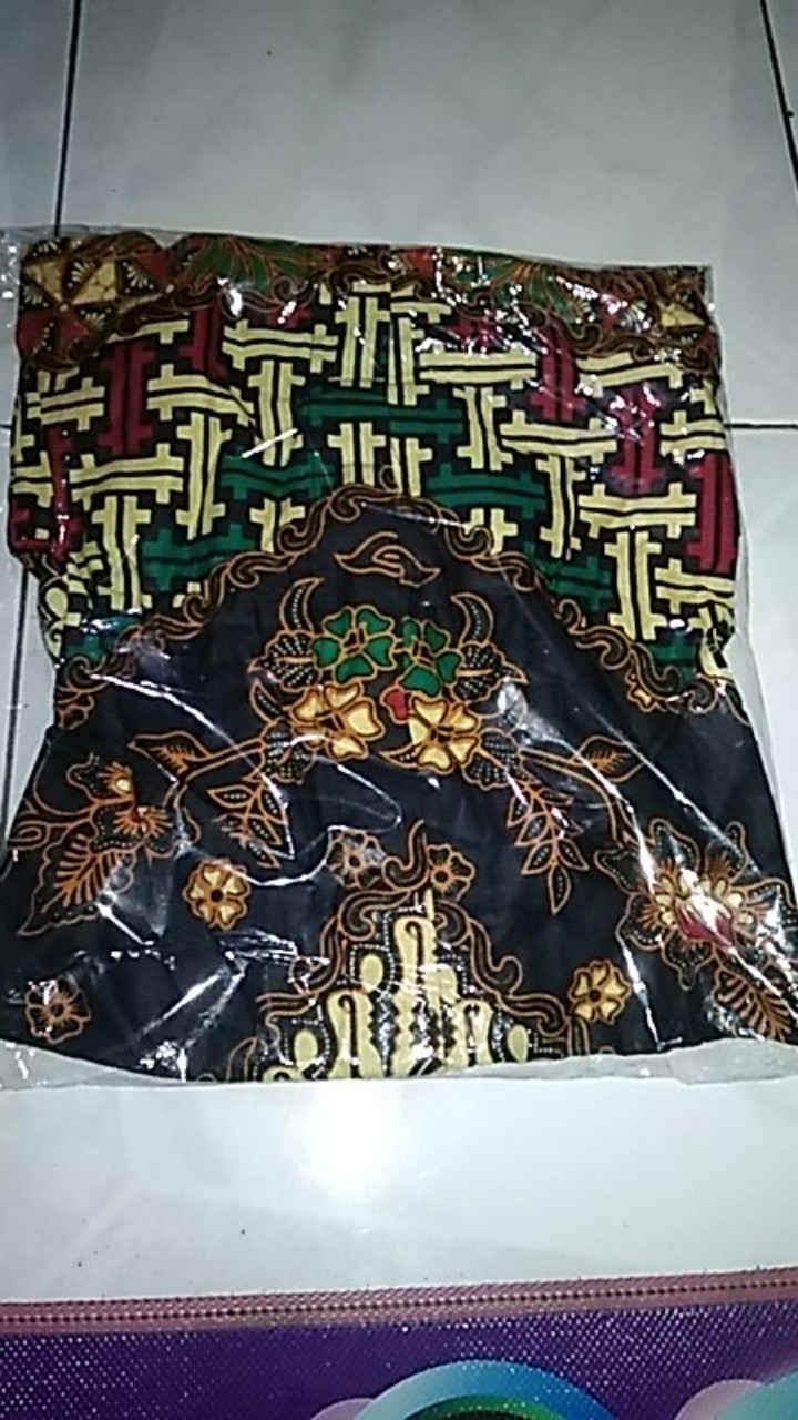 Grosir Trolistore Kemeja Batik Pria Motif Kembang Sinaran Pe Lengan Pendek Seragam Batik Pekalongan