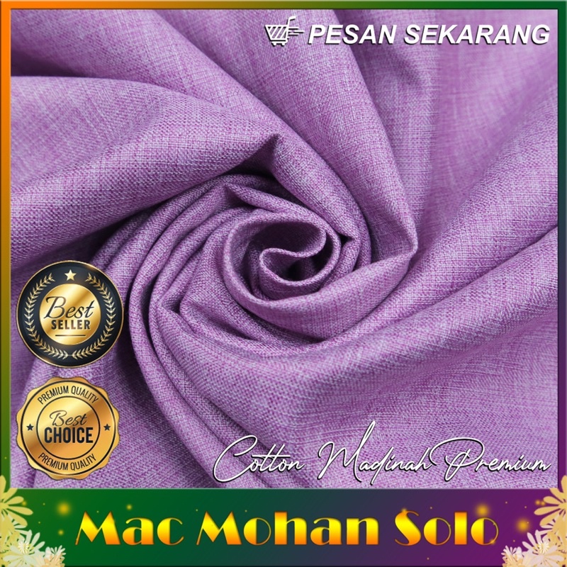 [BEST SELLER] KAIN KATUN MADINAH PREMIUM TERMURAH PER 0.5m MADINA FODU ORIGINAL QUALITY GROSIR ECER ROLL TOYOBO MADINAH JEPANG