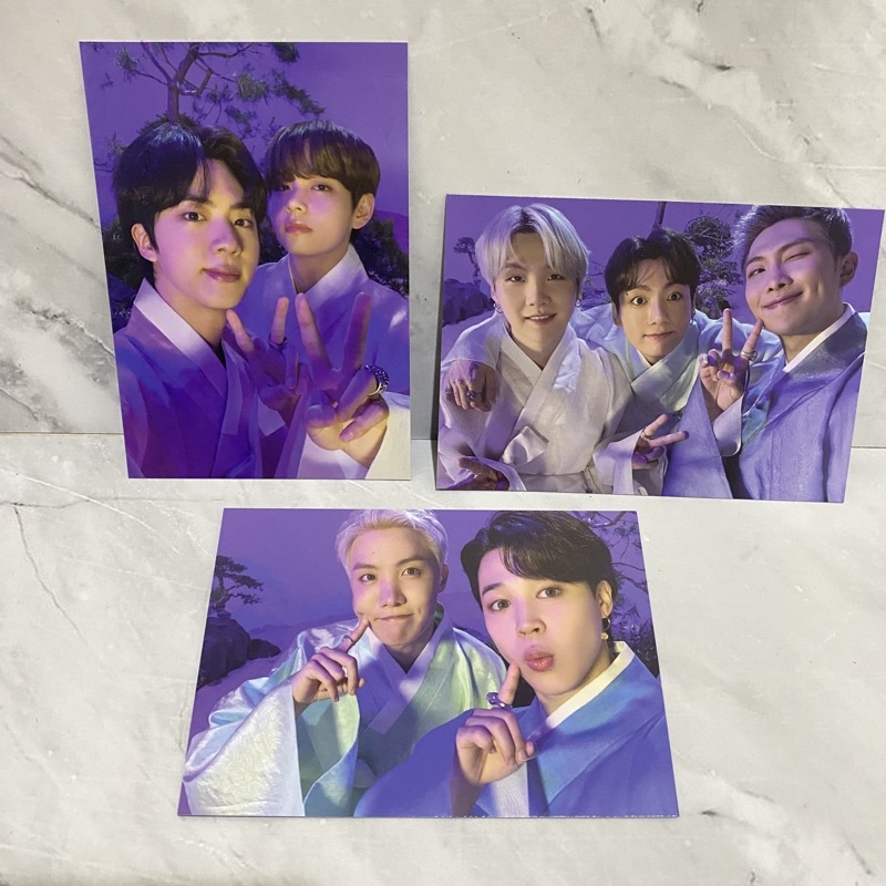 BTS dalmajung ring photocard twin unit jhope jimin hopemin suga yoongi jk jungkook namjoon rm yoonam