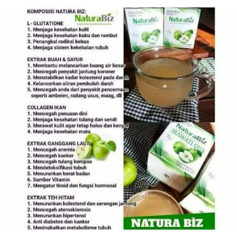 

MINUMAN HERBAL TERMURAH (NATURABIZ) / Minuman pelangsing / minuman penggemuk / minuman herbal