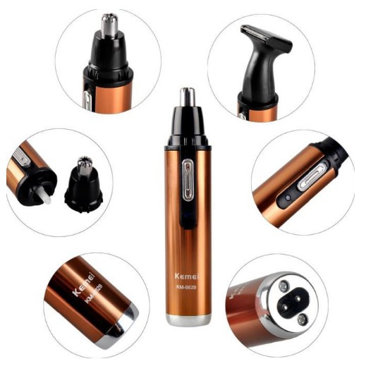 KM-6512 Alat Cukur Bulu Nose Ear Trimmer Hair Hidung Alis Telinga Salon Cantik KM-6629-8