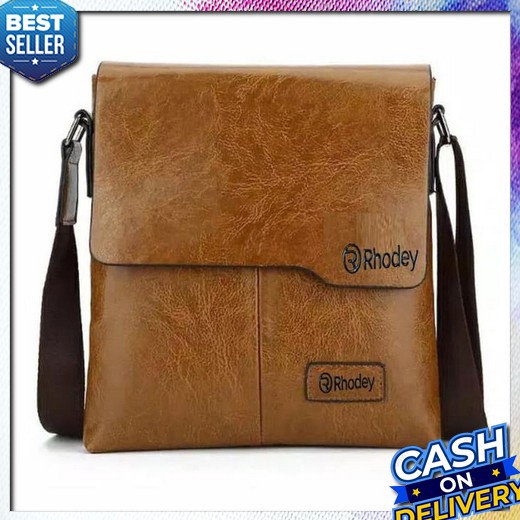 Tas Selempang Junior Pria Kasual Polos Hitam Slempang Cowok Keren Slingbag Bahu Pria Tas Selempang S