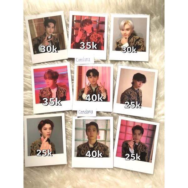 (ready stock) pola polaroid event favorite nct 127 catharsis classic ver jaehyun taeyong mark haecha