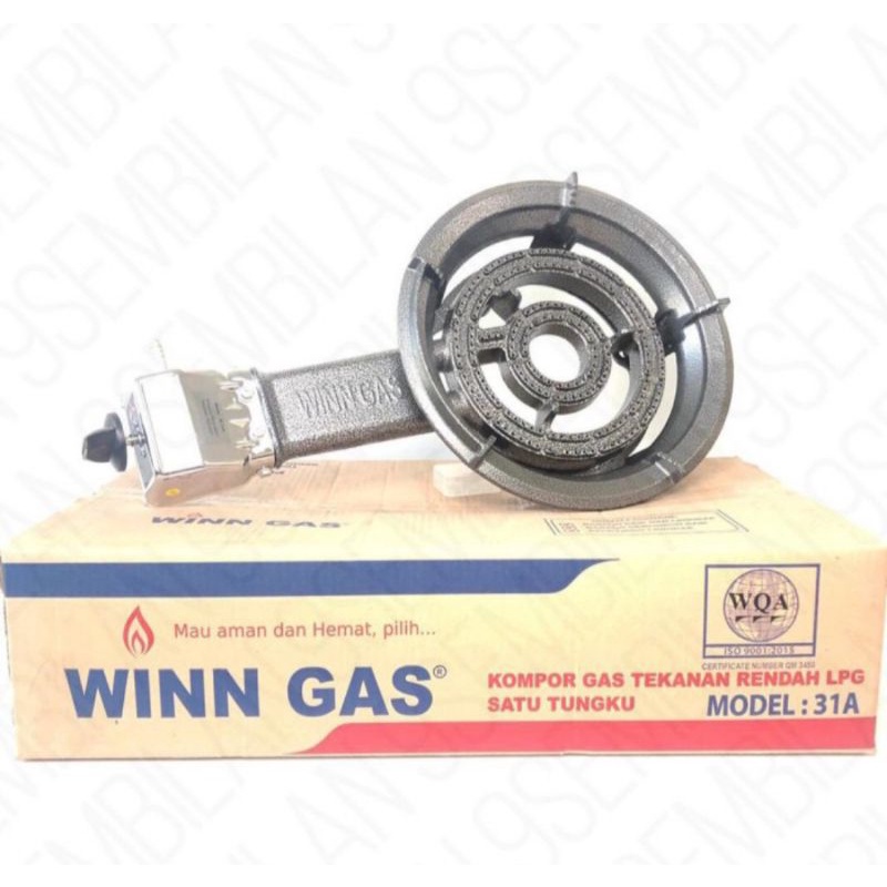 KOMPOR WINN GAS 31A API SERIBU TEKANAN RENDAH / KOMPOR COR WIN GAS