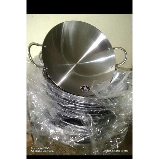 WAJAN STAINLESS STEEL HARDEN TEBEL KOKOH