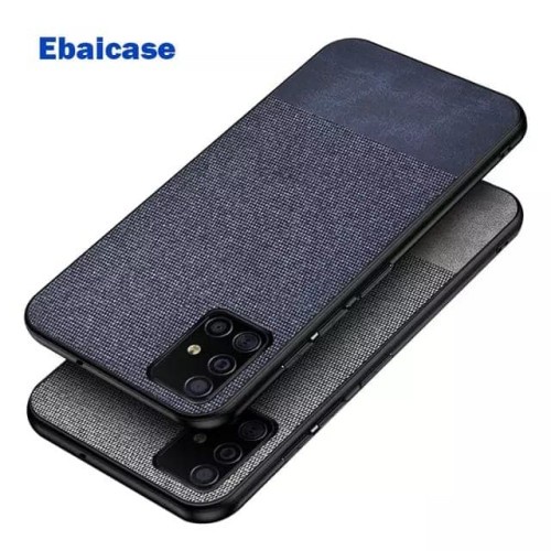 Samsung Note 10 Lite / S10 Lite Soft case Fabric Denim Cover