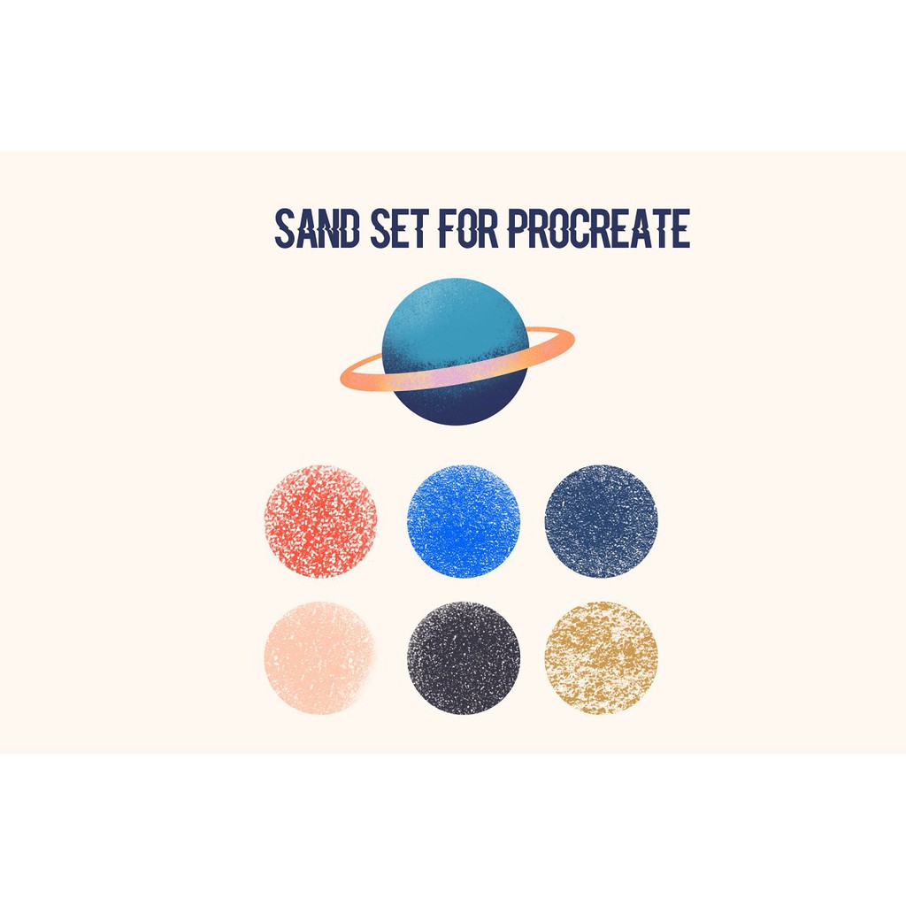 Procreate Brush - Sand Texture Set for Procreate