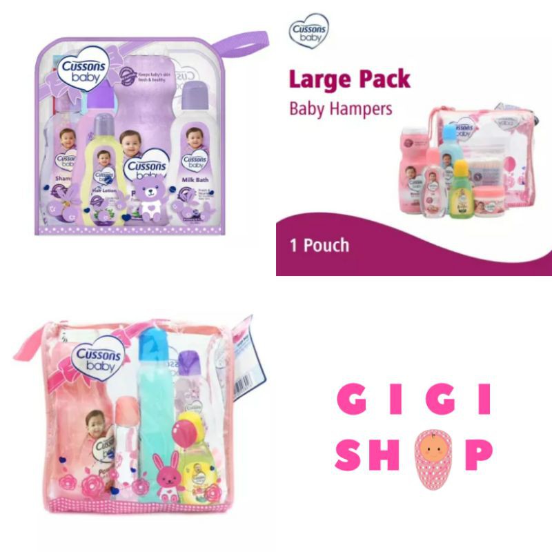 CUSSONS BABY Paket Perawatan Bayi ukuran Besar (isi minyak telon)