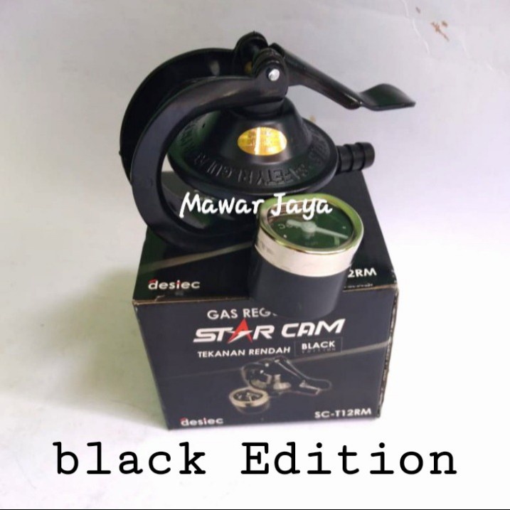 STARCAM Regulator SC T12RM - Regulator Jepit Tekanan Rendah + Meter