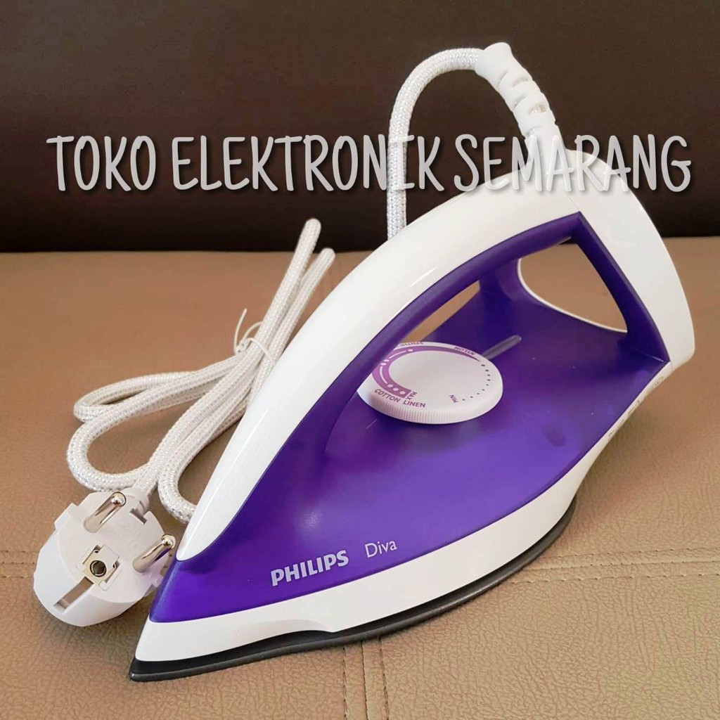 SETRIKA LISTRIK PHILIPS DIVA DRY IRON GC 122 CLASSIC