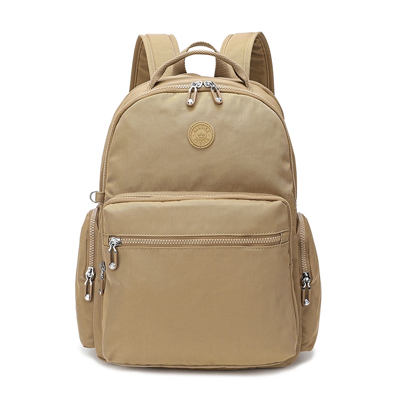 HARUICA BAG 80112 RANSEL - Backpack - Tas Ransel Laptop Sekolah Import High Quality-True Brown