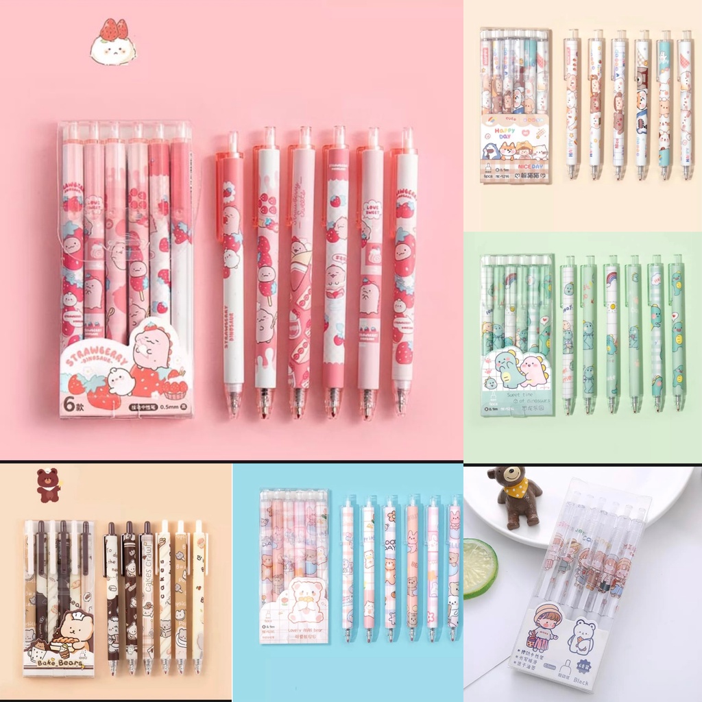 

PULPEN GEL 0,5mm 6pcs
