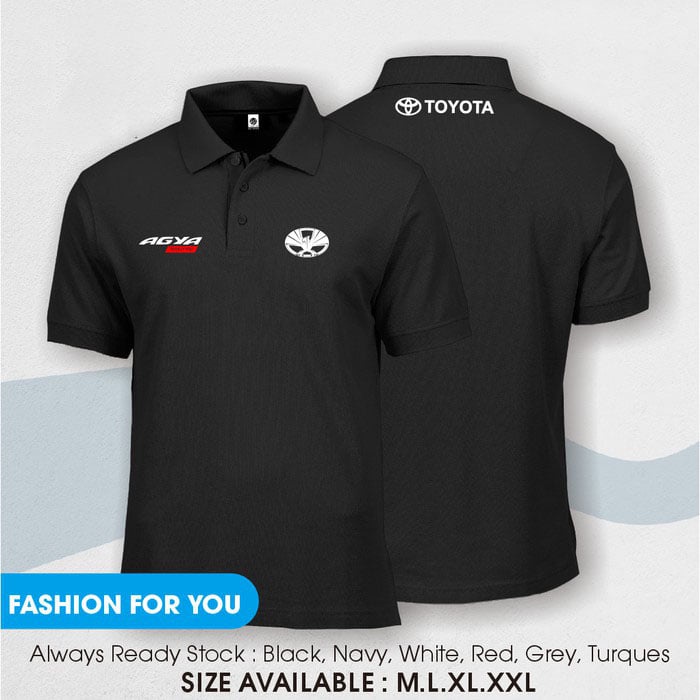 polo shirt agya toyota / baju kerah toyota agya