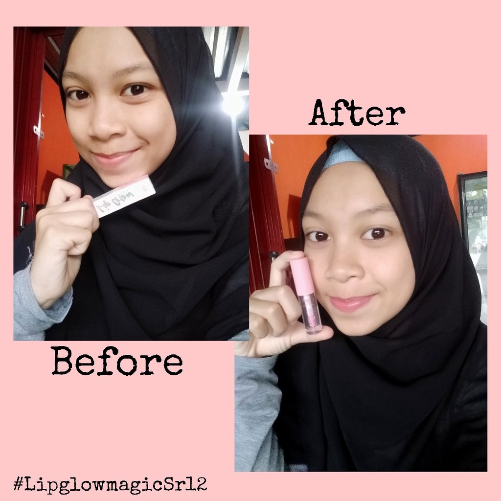 SR12 LIP GLOW MAGIC 2 GRAM / BIBIR GLOSSY / GLOWING /  WARNA BIBIR CANTIK / MELEMBABKAN BIBIR