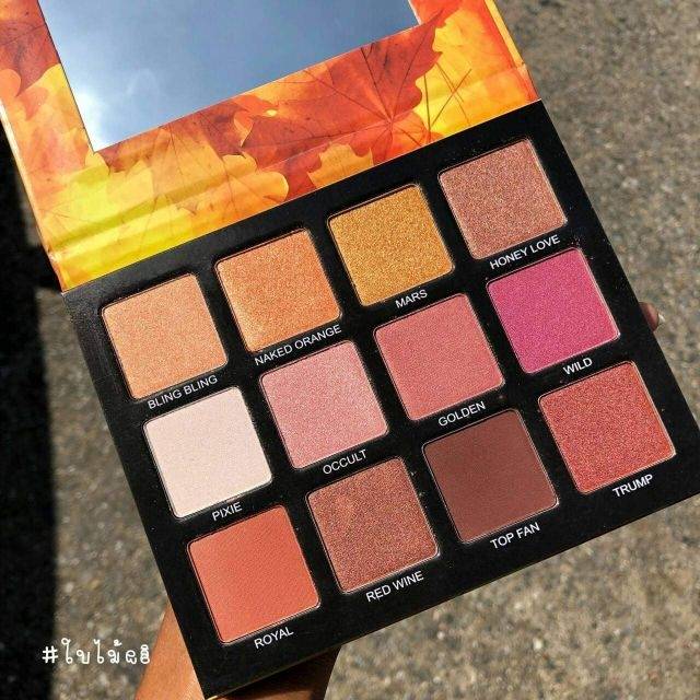 SIVANNA COLORS Marble Ultra Eyeshadow Palette #HF386 Thailand / Cosmetic Makeup / 12 Tint Warna