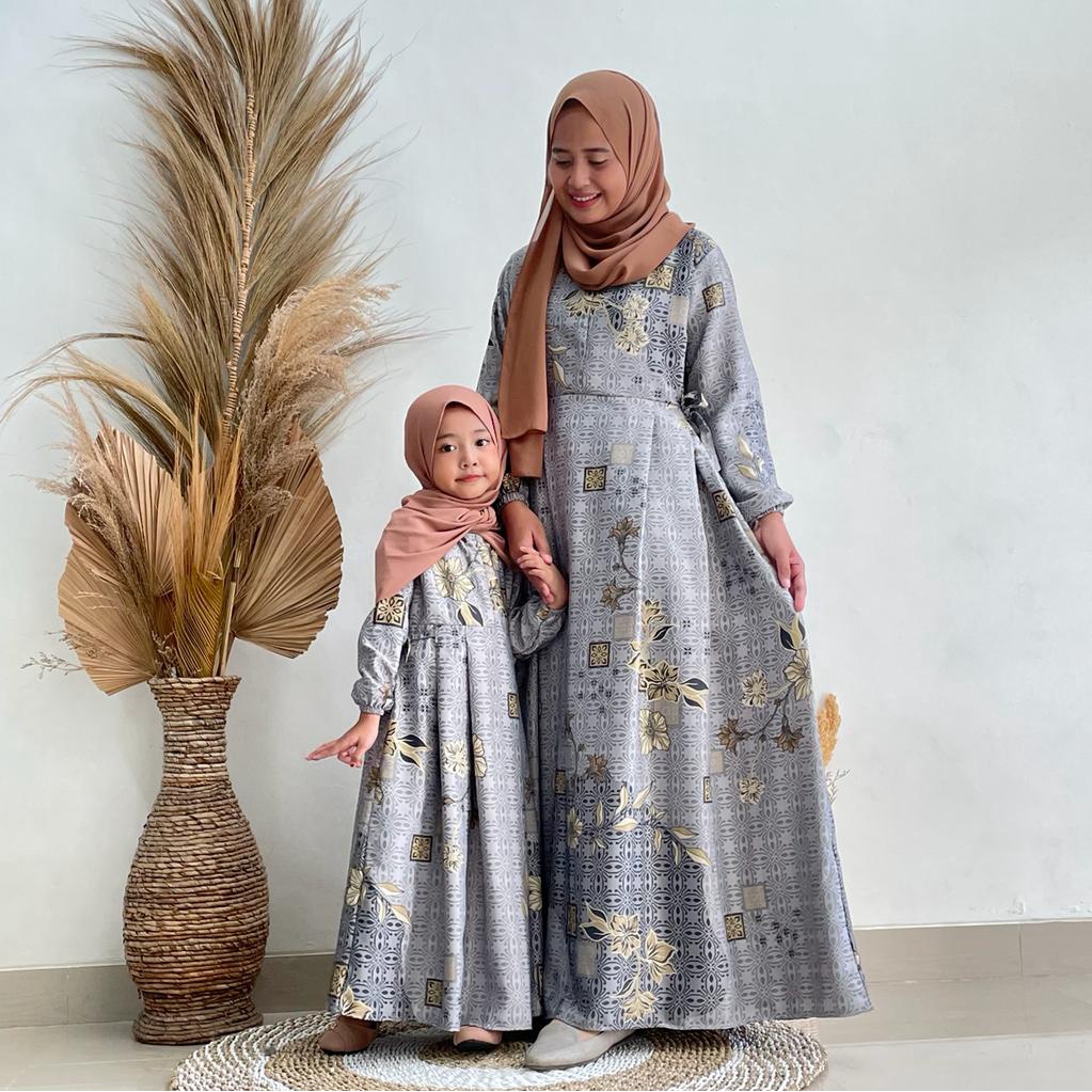Baju Gamis Wanita Couple busui Terbaru
