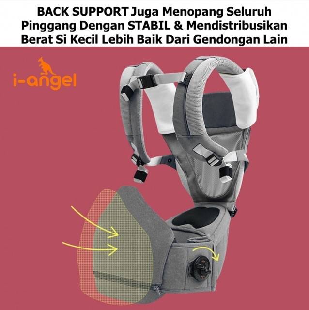 I Angel Dr.Dial / Hipseat carrier / gendongan bayi