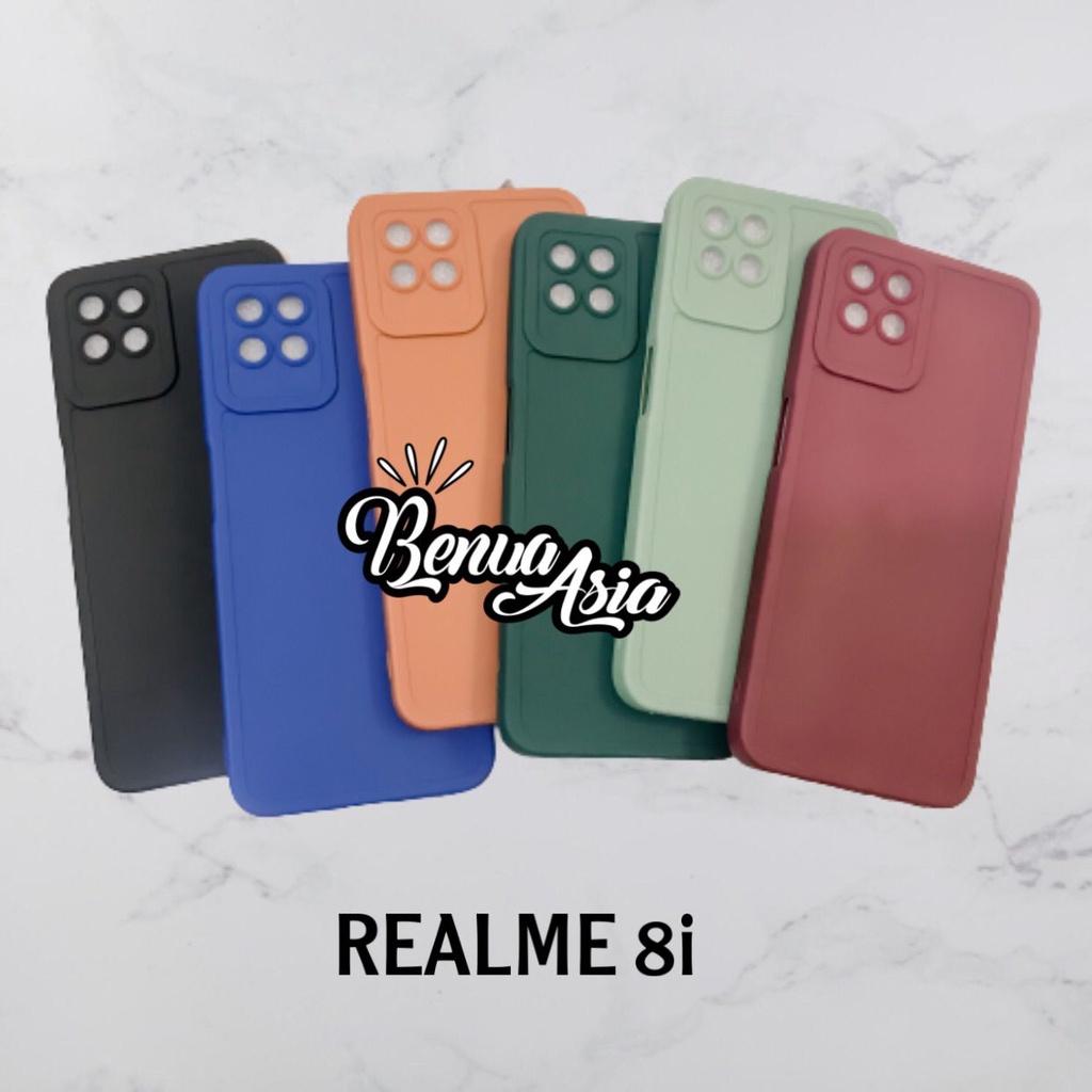 SOFTCASE PRO CAMERA REALME 8i MACARON - FA