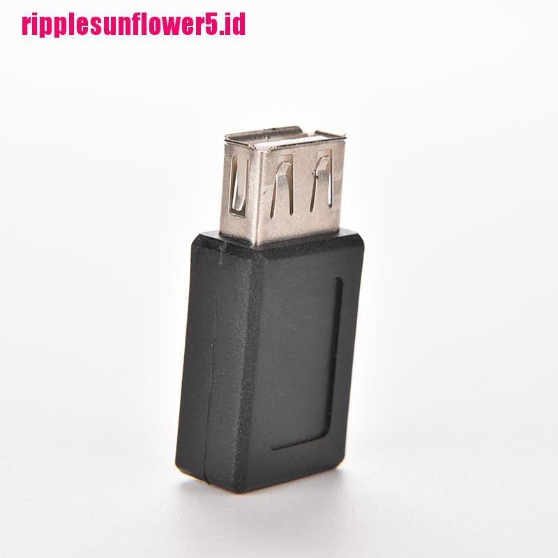 Adapter Konverter Data USB 2.0 A Female Ke Micro USB B 5 Pin