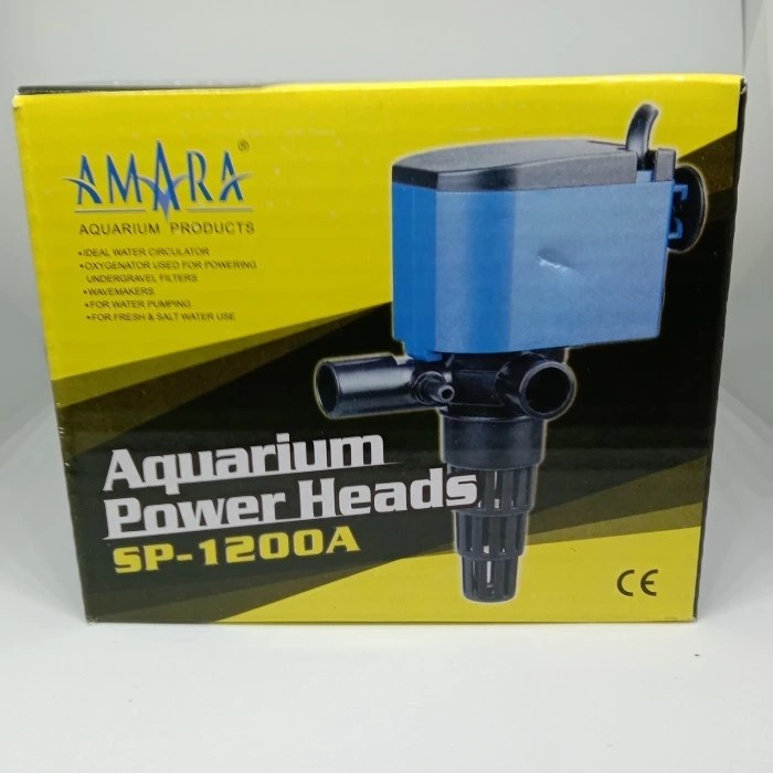 Pompa Air Celup Power Head Aquarium Amara SP-1200A SP 1200A SP1200A Mesin Air Aquascape