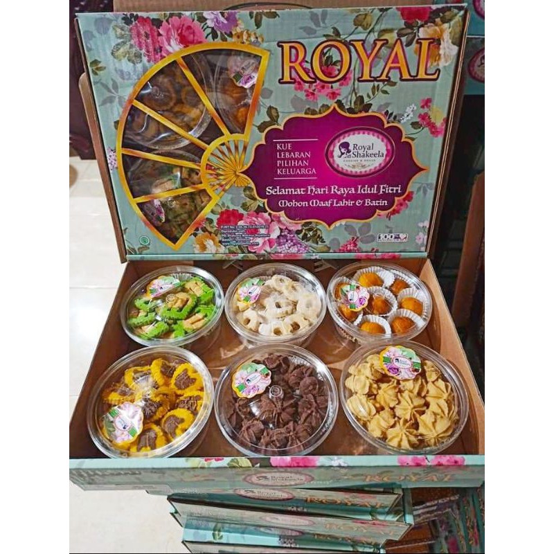 

paket kue royal isi 6 pcs