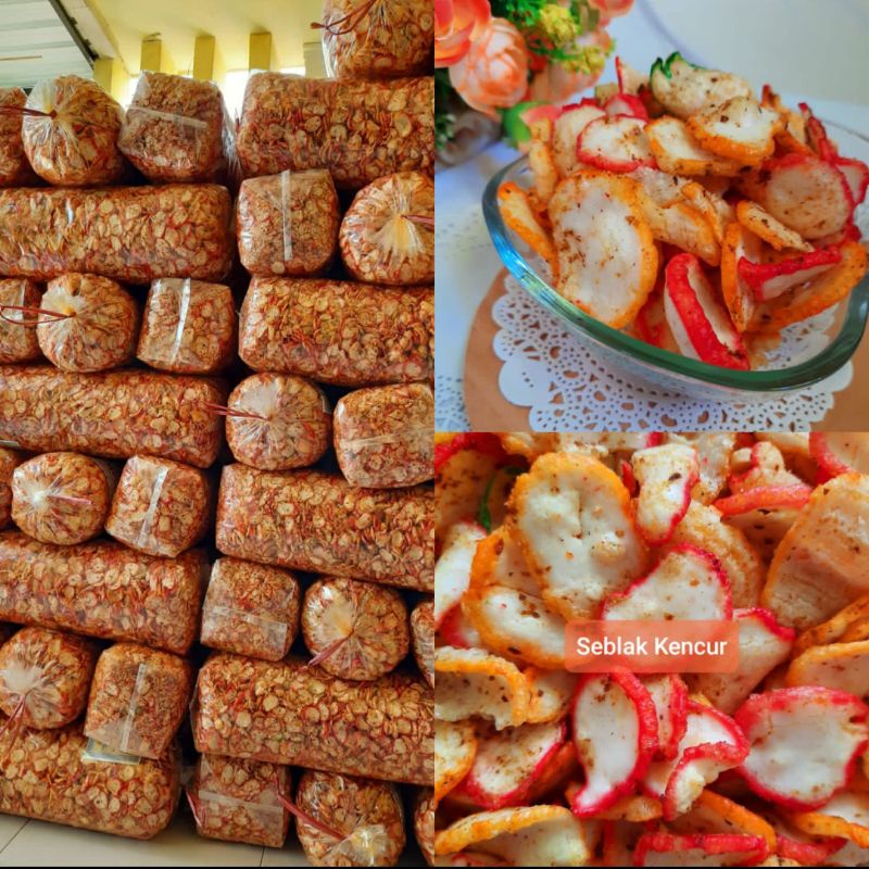 

Seblak kencur 1kilo I Seblak kering pedas daun jeruk seblak kencur kerupuk seblak