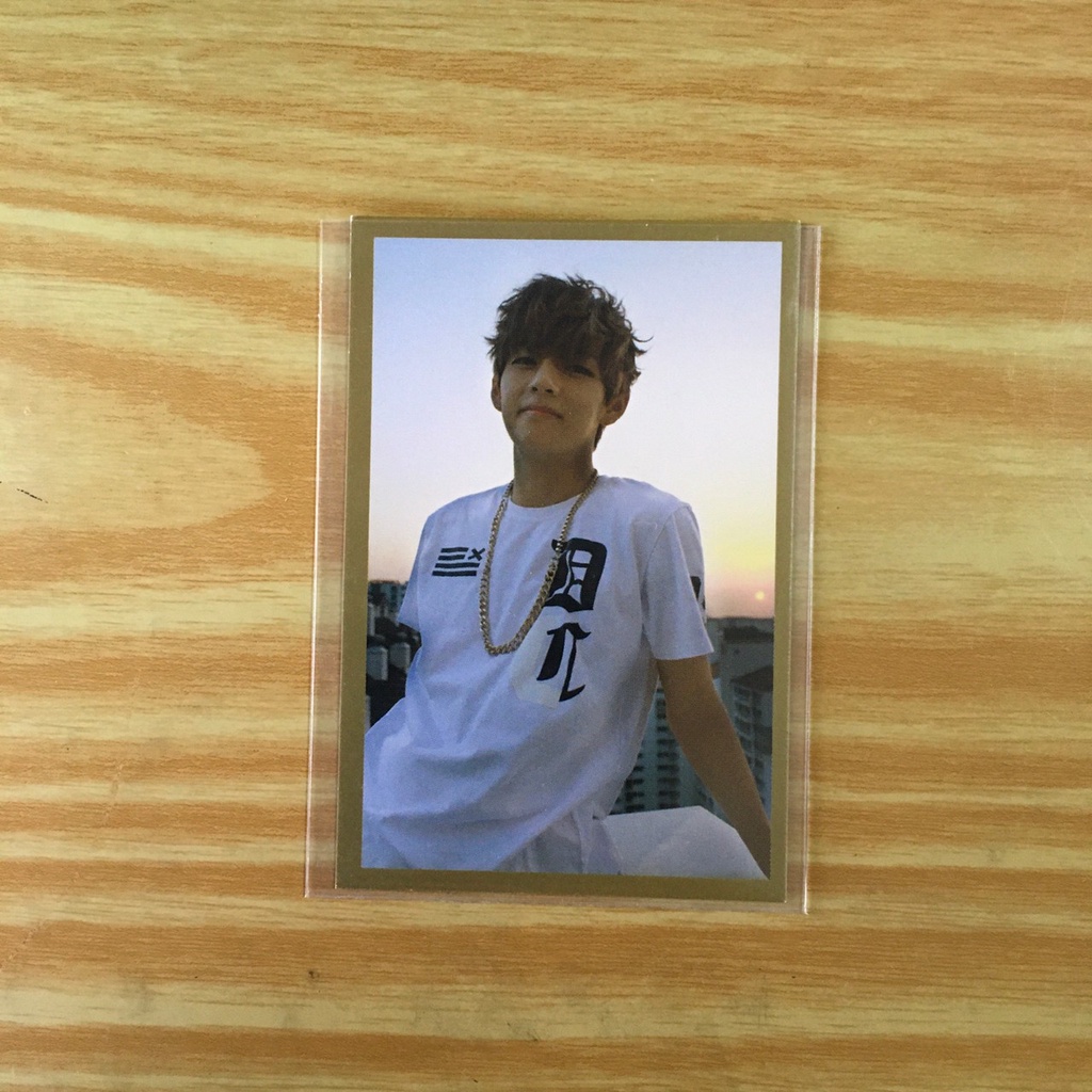 OFFICIAL BTS PHOTOCARD PC MD DIARY 2014 JAMET EMAS SUNRISE SUNSET KIM TAEHYUNG / V SUPER RARE