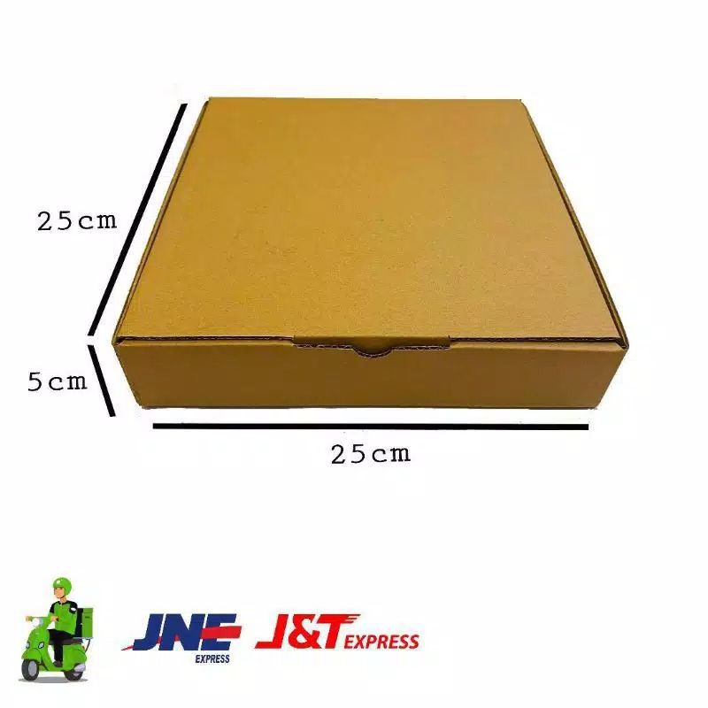 Kardus DieCut 25x25x5CM Karton DieCut Corrugated Box Gift Box Kotak Hampers Box Hampers Kotak DieCut