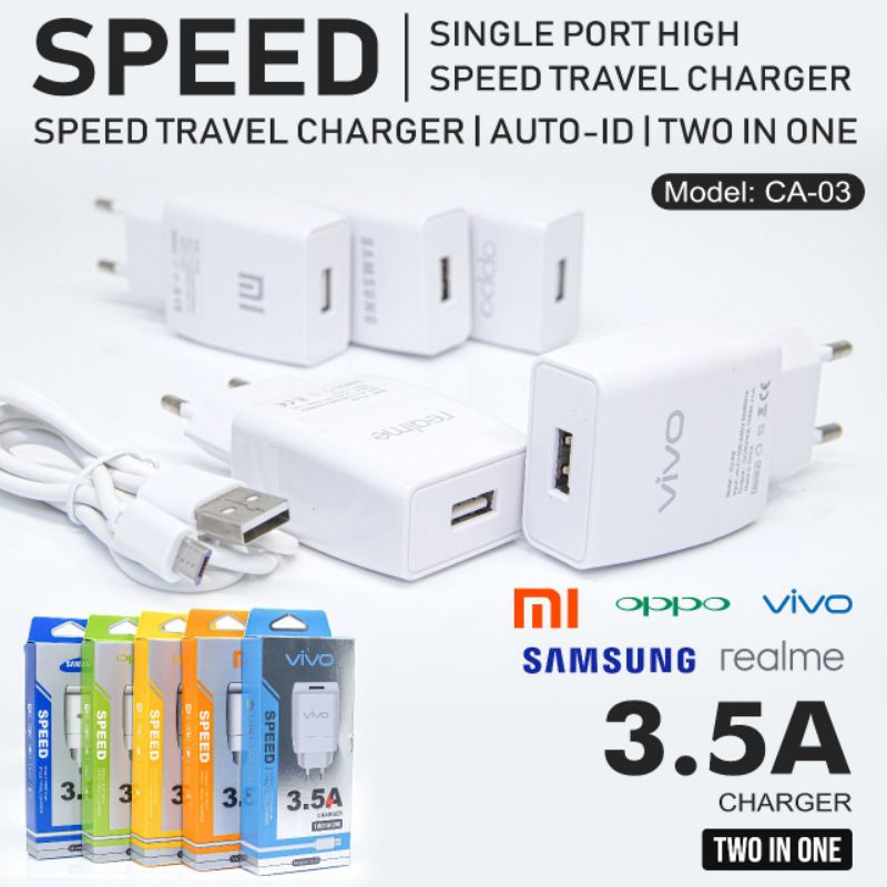 TRAVEL CHARGER/ CASAN/TC BRAND CA-03 QUICK 3.5A