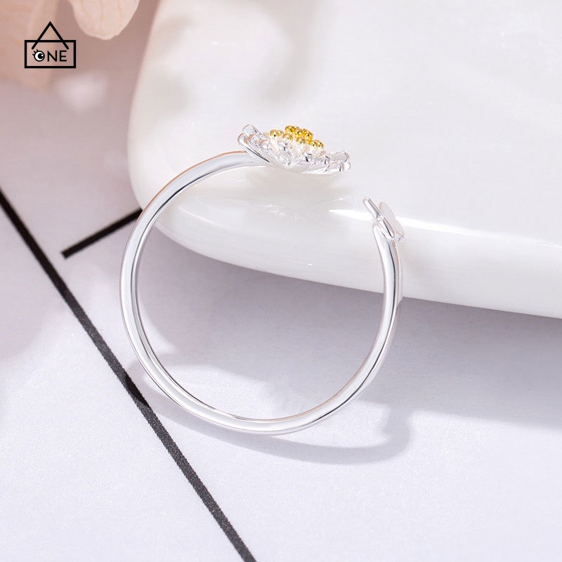 Ready stock 1PC Korean Cincin Daisy Bunga Untuk Wanita Fashion Aksesoris COD