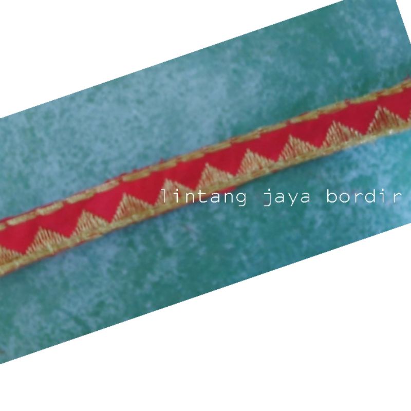 renda bordir roll pita aplikasi