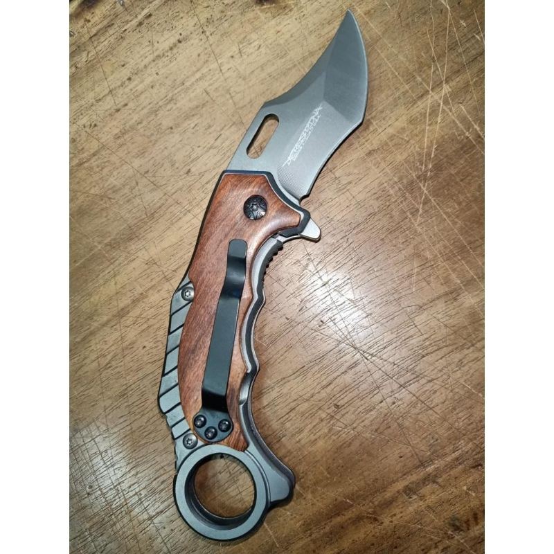 ORIGINAL PISAU LIPAT SURVIVAL BUSHCRAFT HUNTING CAMPING X62