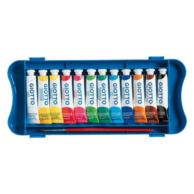 

=====] GIOTTO POSTER PAINT 12 COLORS BANTEX / CAT POSTER (621-157916)